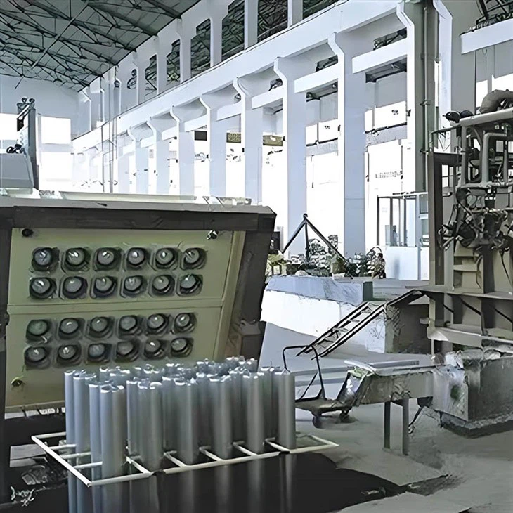 Литейная форма с горячим верхом на одном уровне